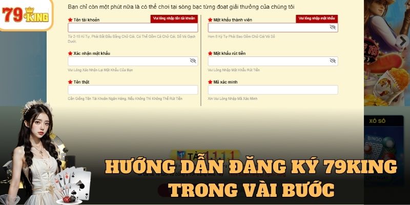 Hướng dẫn 79king đăng ký trong vài bước